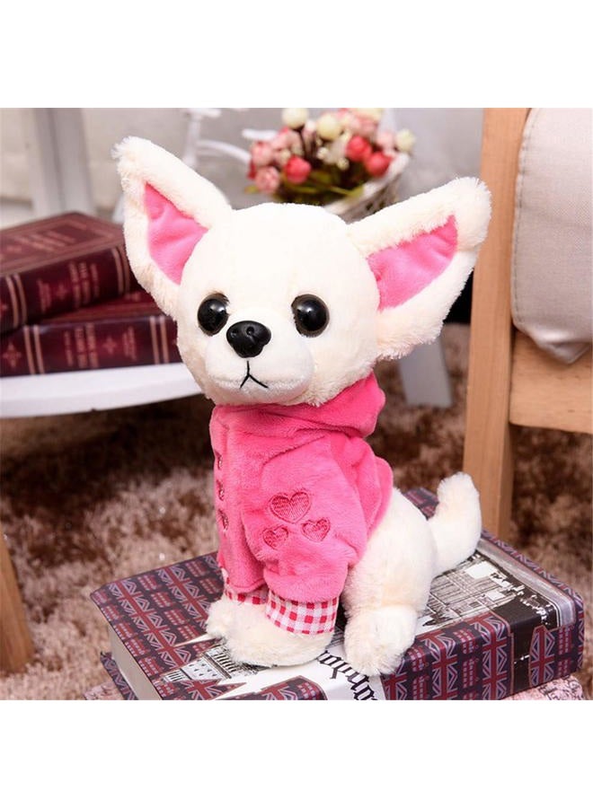 SUSHAFEN Stuffed Dog Puppy Toy Dog Plush Toy Soft Doll Stuffed Animal Pillow Birthday Gift Present Cute Dog Ornaments Decoration Handicraft House Desktop Decoration Prop,17cm/6.7" - Image 4