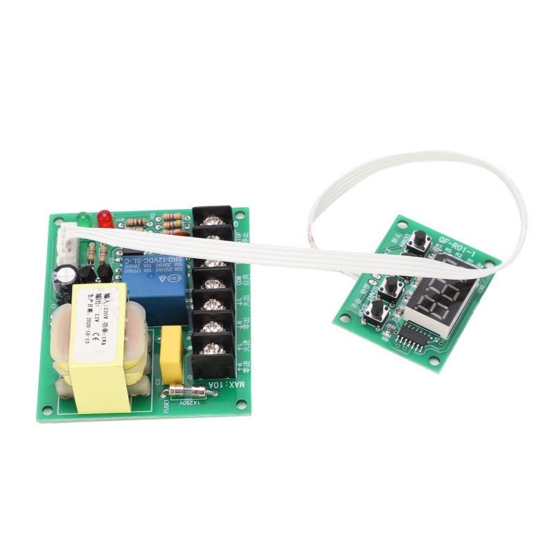 songle Delay Relay Module: 220V PCB 15A Load - High Accuracy Digital Display Optocoupler Isolation Stable Operation for Industrial Automation & Circuit Control - Image 5