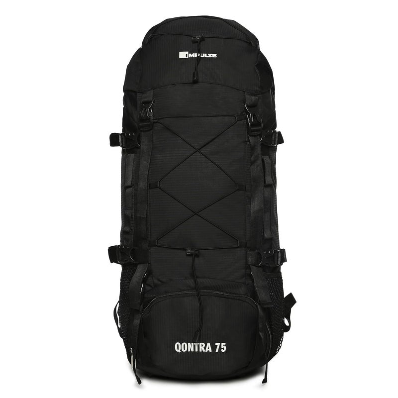 IMPULSE! rucksack bags 75 litres travel bag for men tourist bag for travel backpack for hiking trekking Bag for men camping thames blue bag with 1 Year Warranty - Image 1