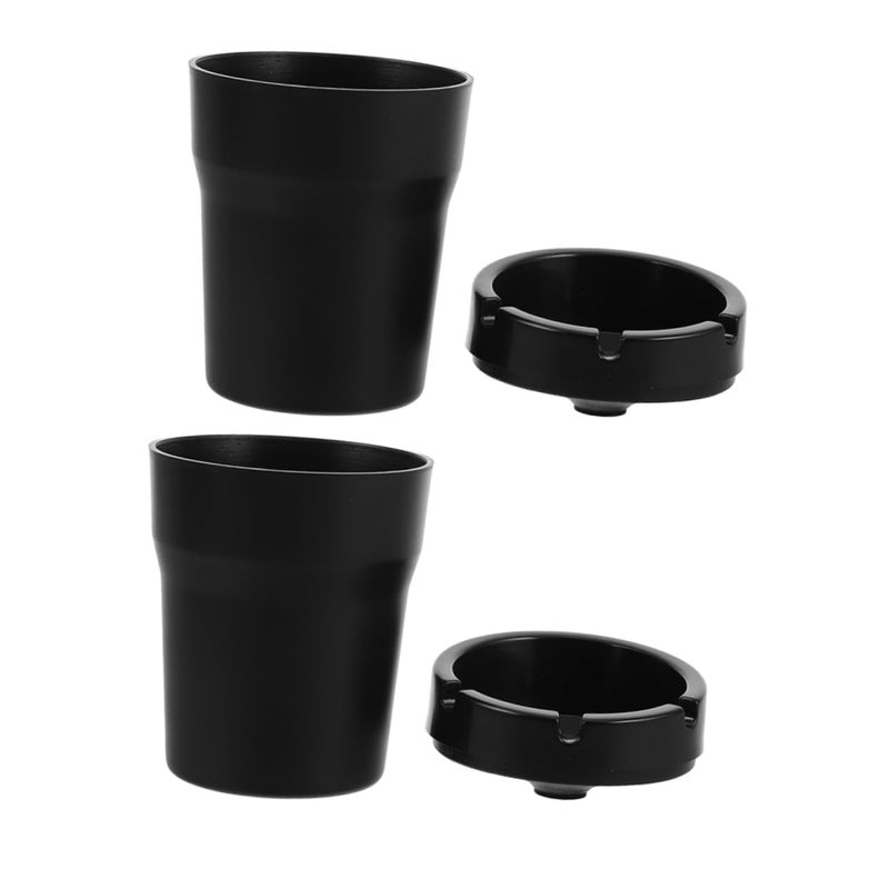 Smokeless Car Ashtray With Lid 2 Pack Portable Odor Control Travel Design - Image 2