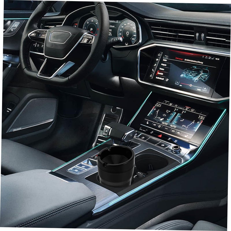 Smokeless Car Ashtray With Lid 2 Pack Portable Odor Control Travel Design - Image 5