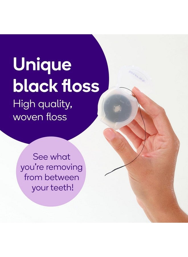 BURST BURST Expanding Dental Floss (Mint Eucalyptus/40 Yards) | Stain Absorbing & Woven with Xylitol Coating to Fight Cavities | Vegan | Paraben Free - Image 2