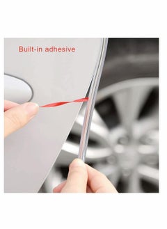 KASTWAVE Car Door Sill Protector, 16Ft Car Door Edge Guards Crash-proof Car Door Bumper for Most Car Clear, Full Shape Protects Edges of Vehicle on Trunk Lids Hoods Doors and Grilles  - Image 4