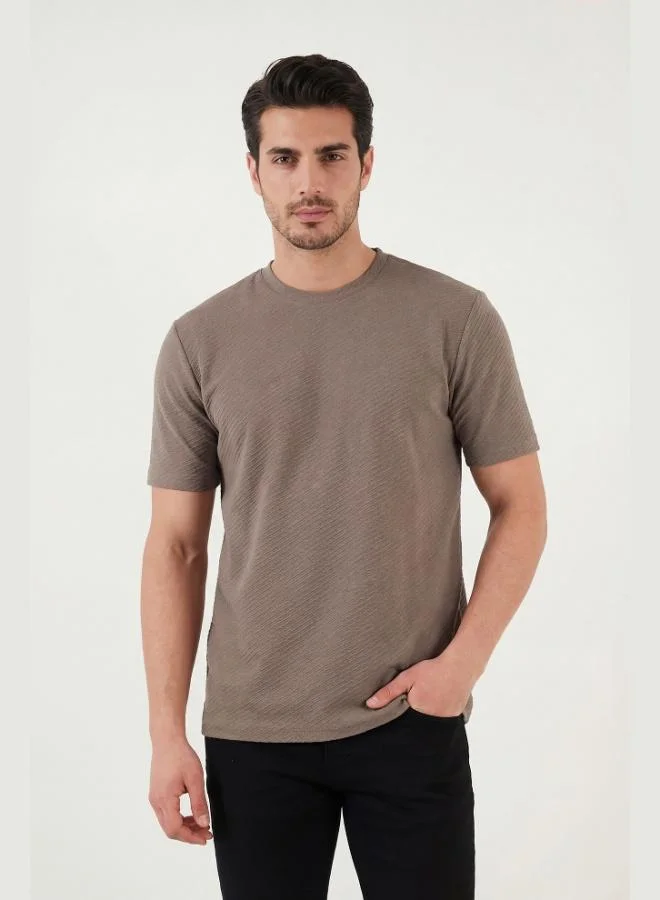 Buratti Buratti Cotton Crew Neck Short Sleeve T-Shirt Men's T-SHIRT 5904115