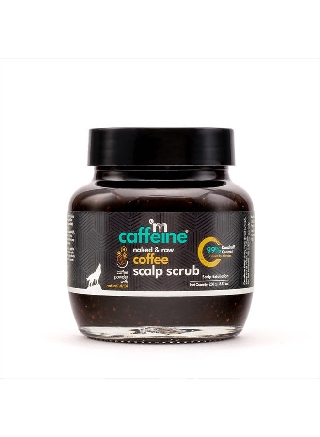 mCaffeine Scalp Scrub for Dandruff Treatment | Coffee, Natural AHA & Rosemary | Scalp Exfoliator Scrub for Itchy Scalp | SLS, Paraben & Mineral Oil Free | For All Hair & Scalp Types, 8.8 Oz - Image 1