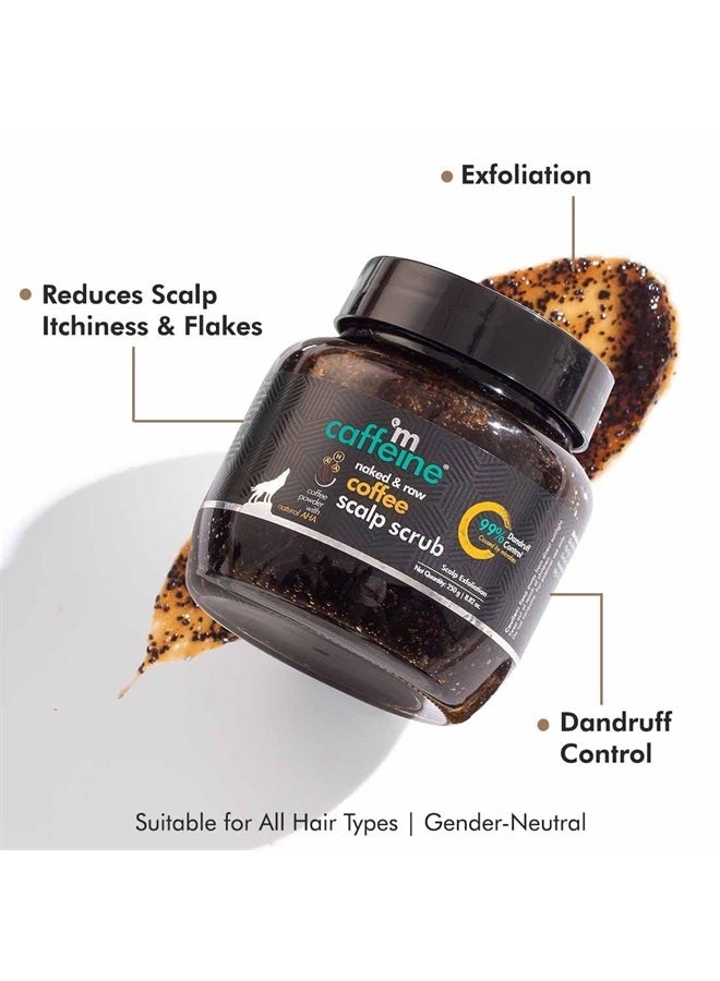 mCaffeine Scalp Scrub for Dandruff Treatment | Coffee, Natural AHA & Rosemary | Scalp Exfoliator Scrub for Itchy Scalp | SLS, Paraben & Mineral Oil Free | For All Hair & Scalp Types, 8.8 Oz - Image 2