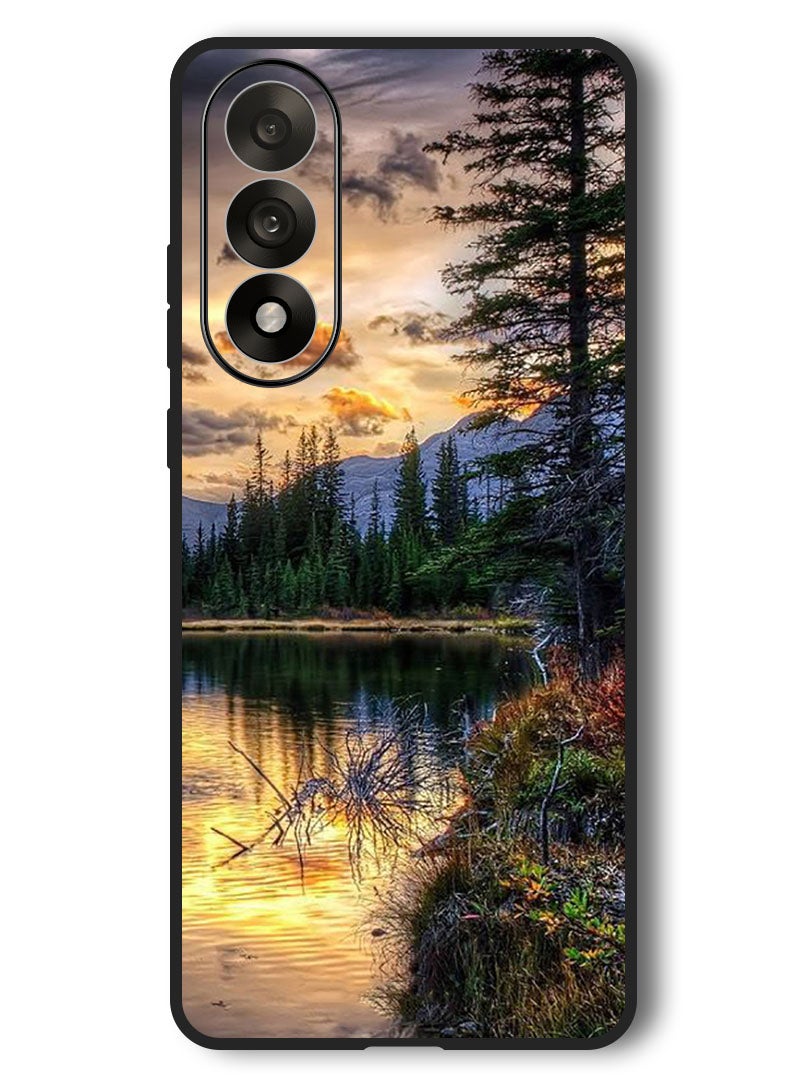 Theodor Case Compatible with OnePlus Nord 5 6.83 Inch Protection Shockproof Bumper Cover Nature - Image 1