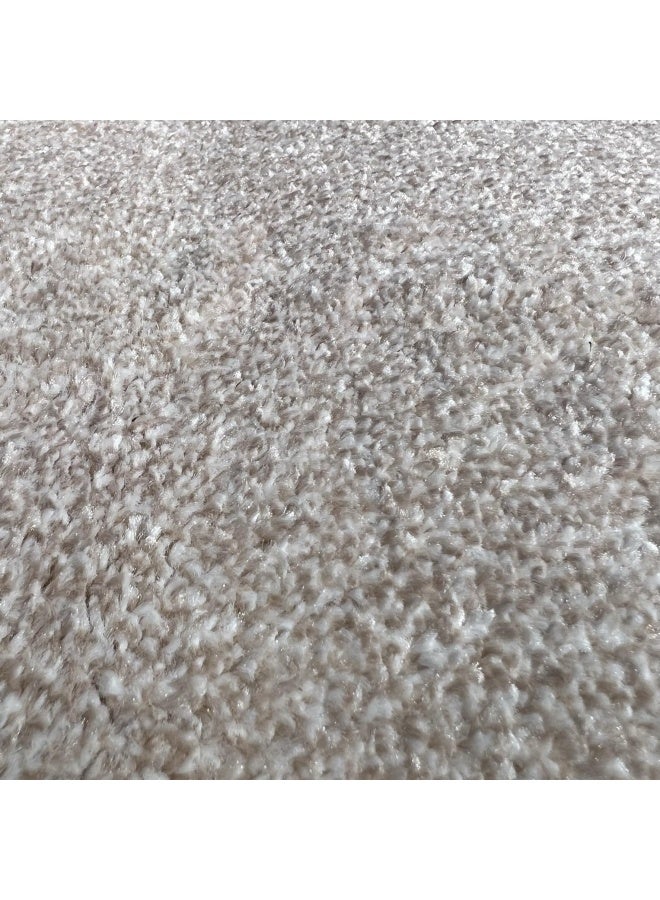 HANDPICKED FURNITURE Neutral Beige Rectangular Carpet Ultra Soft Area Carpets For Bed Room Living Room And Dining Room Anti-Slip Floor Carpets Easy To Clean Made In Turkey 150X230Cm - Image 4