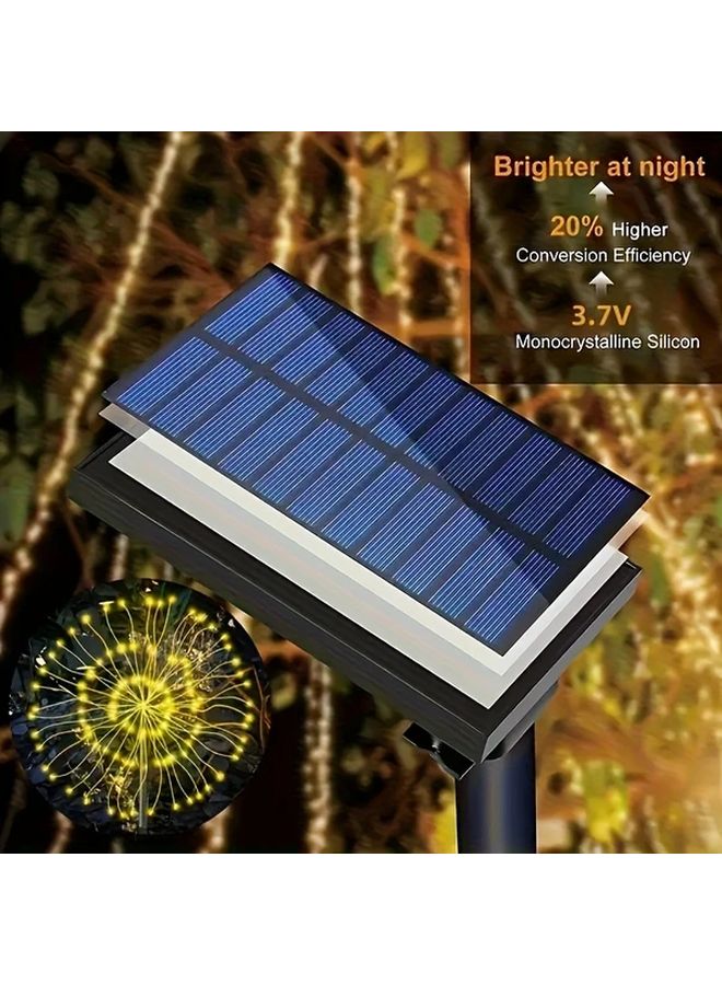 Outdoor Solar Fireworks Lights 8 Lighting Modes 8PC 480LED Multicolor Garden Decor - Image 4