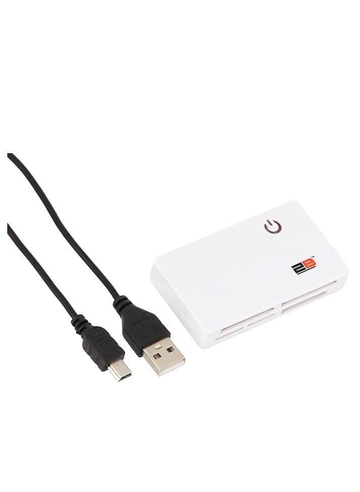 2B 480Mbps All-in-One Card Reader with USB 2.0 Port (CR003) - Image 1