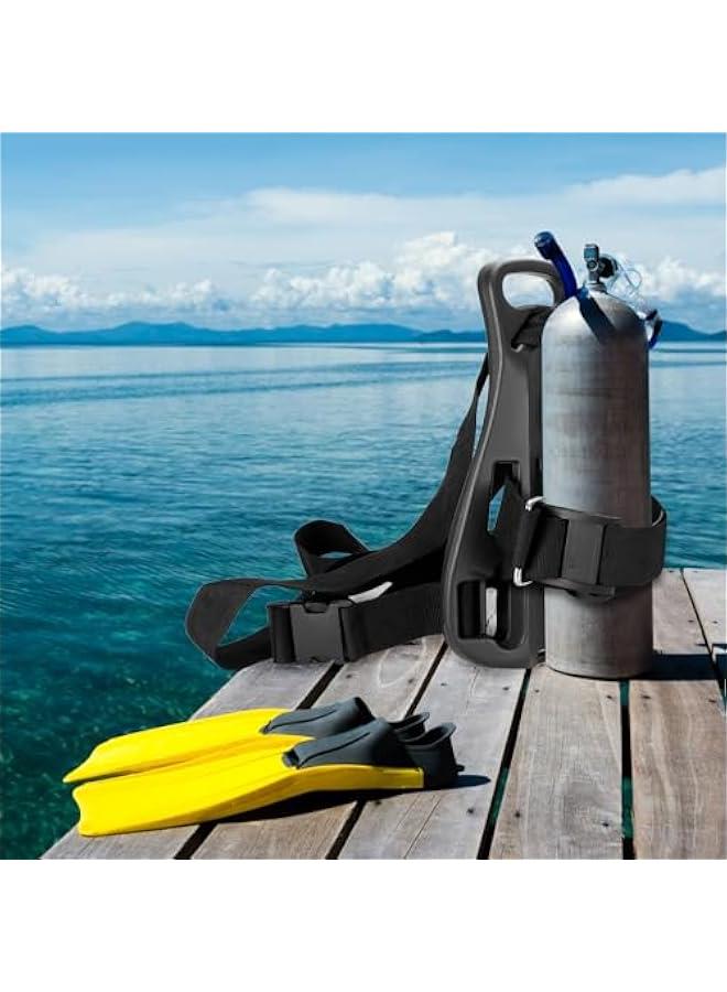 Arabest Dive Tank Backpack, scuba back harness, Black, 14.2×9.4 Inch, Suitable for Saltwater and Freshwater - Image 4