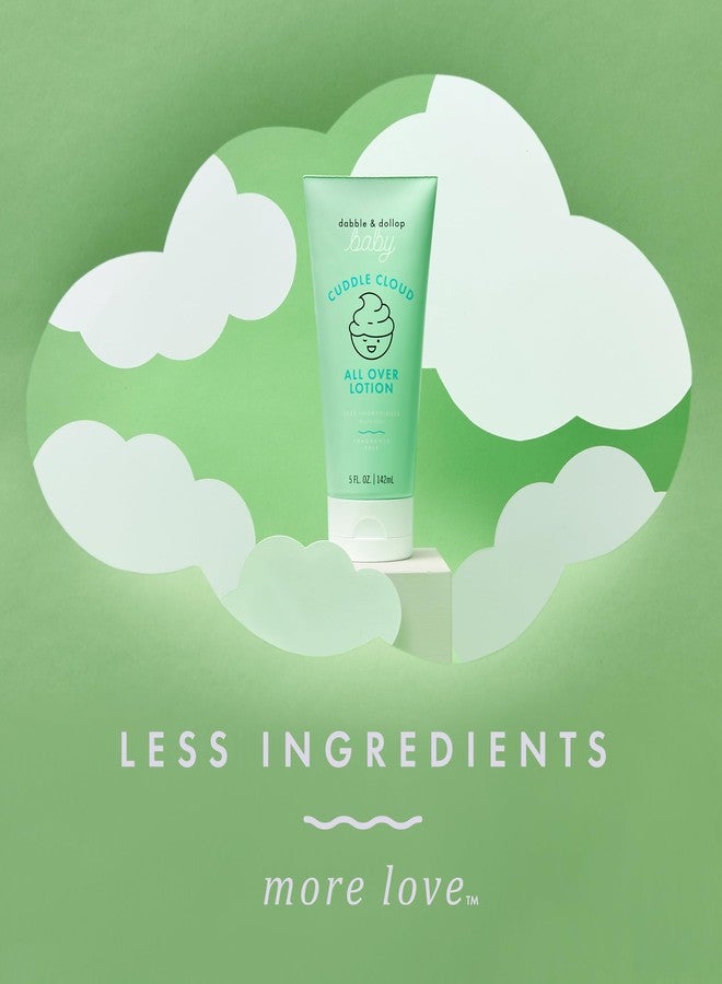 Dabble & Dollop Baby Cuddle Cloud™ All Over Lotion - Fragrance-Free Baby Moisturizer for Sensitive Skin, Gentle All-Over Hydrating Lotion (1-Pack, 5 oz) - Image 2