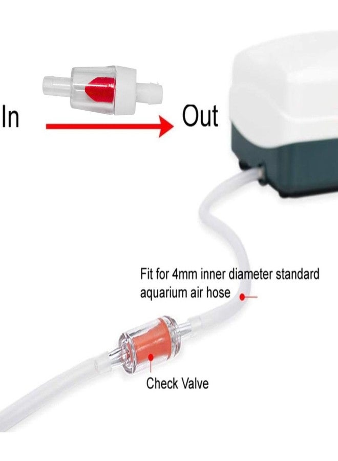 VAYINATO® (Pack of 20) Imported One Way Plastic Non Return Check Valve (Red with White) by Petzlifeworld - Image 3