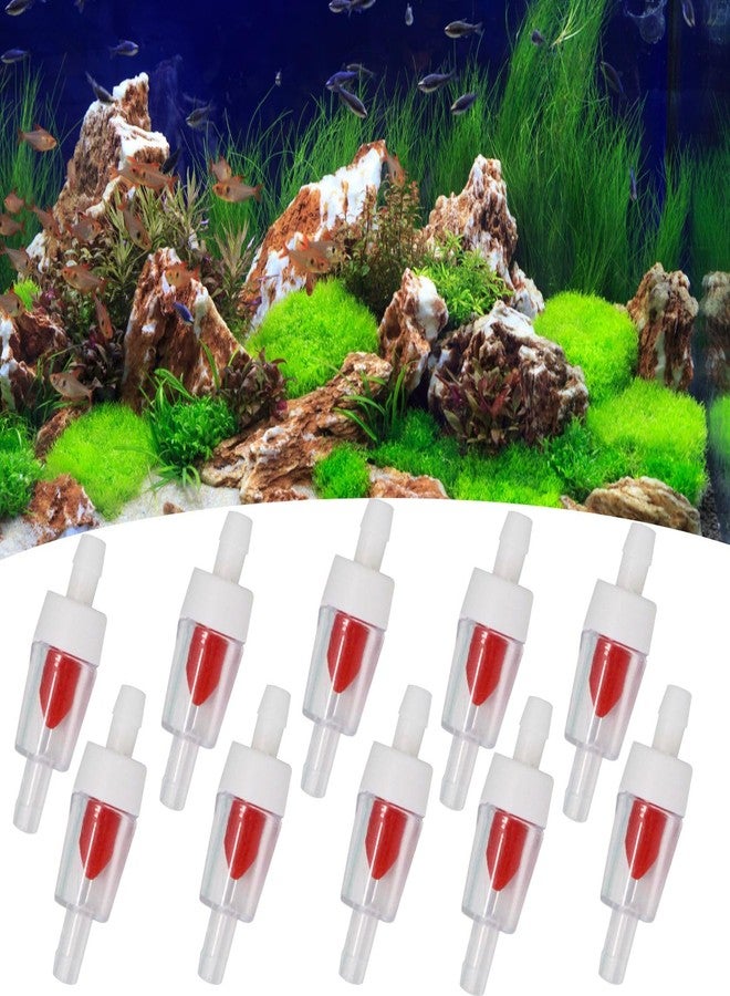 VAYINATO® (Pack of 20) Imported One Way Plastic Non Return Check Valve (Red with White) by Petzlifeworld - Image 1