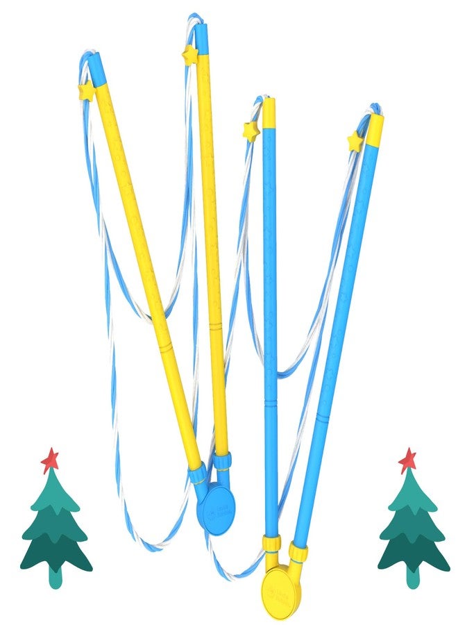Uncle Bubble Giant Wizard 2-Pack | Double Bubble Fun with Giant Bubble Wands | Includes 2 Pair Wands & Concentrated Bubble Solution | Outdoor Toys for Kids & Families - Image 1