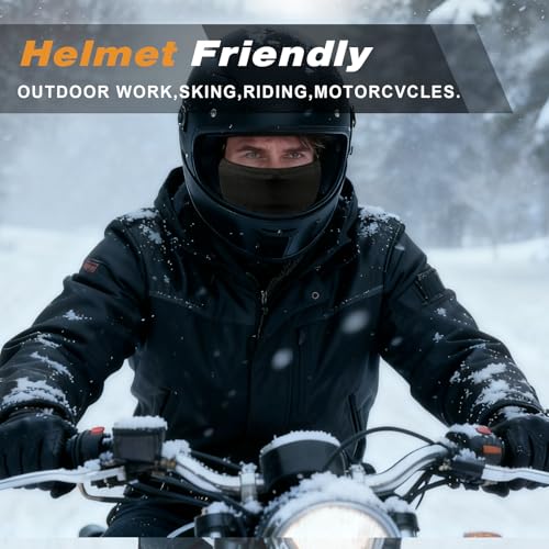 HEGGCOOE Balaclava Ski Mask for Men Women,Windproof Thermal Winter Face Mask for Cold Weather Skiing Cycling Snowboarding - Image 4