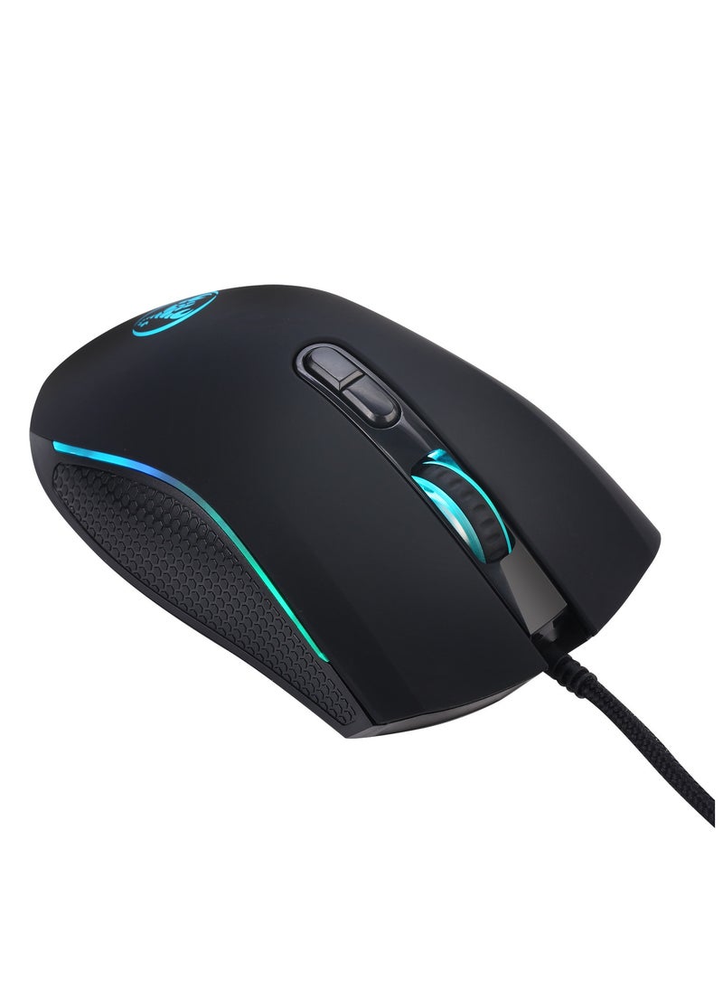 Wired Mouse A869 Wired Gaming Mouse 3200DPI 7 Buttons 7 Color LED Optical Computer Mouse Player Mice Gaming Mouse for Pro Gamer