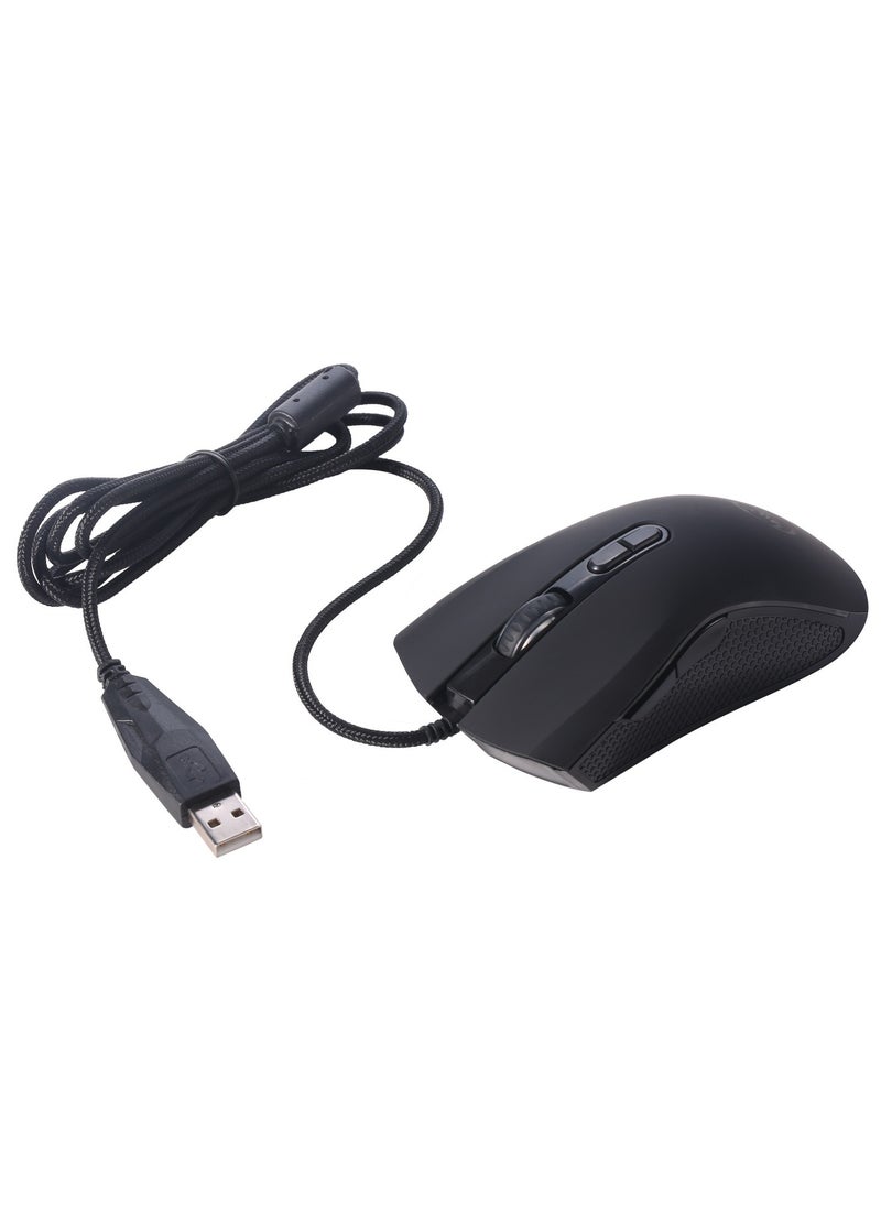 Wired Mouse A869 Wired Gaming Mouse 3200DPI 7 Buttons 7 Color LED Optical Computer Mouse Player Mice Gaming Mouse for Pro Gamer