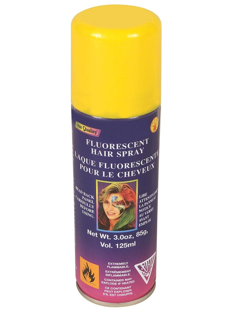 Rubies Bright Color Hairspray, Yellow