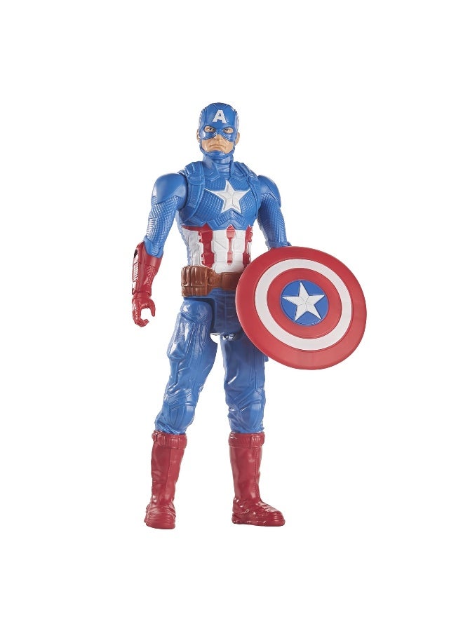 MARVEL Avengers Titan Hero Blast Gear Captain America Figure (30 Cm) - Image 4