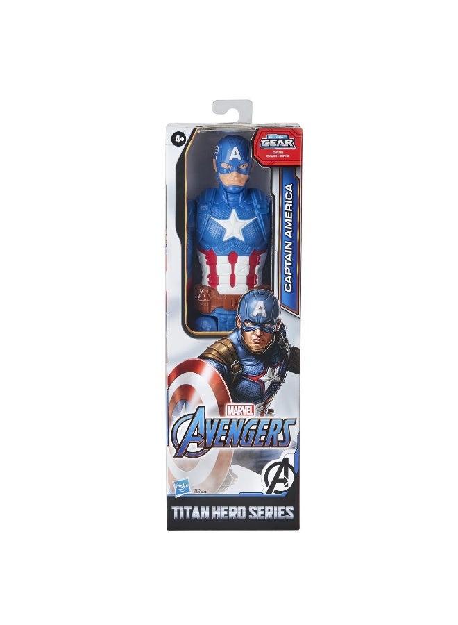 MARVEL Avengers Titan Hero Blast Gear Captain America Figure (30 Cm) - Image 5