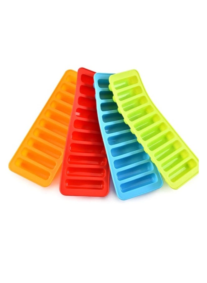 Generic 2pcs Multicolor Silicone Ice Mold (2*1)  - Image 1
