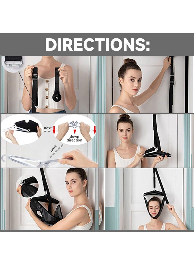 general Cervical traction belt home neck hanging neck stretch fixer portable door suspension neck protection - Image 2