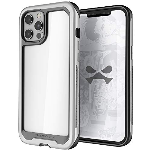 GHOSTEK غطاء Ghostek Atomic Slim مصمم لجهاز iPhone 12 Pro Max مع واقي معدني قوي مصنوع من سبائك الألمنيوم العسكرية الخفيفة الوزن للغاية، iPhone 12 Pro Max 5G (6.7 بوصة) (ألمنيوم مصقول) - Image 2