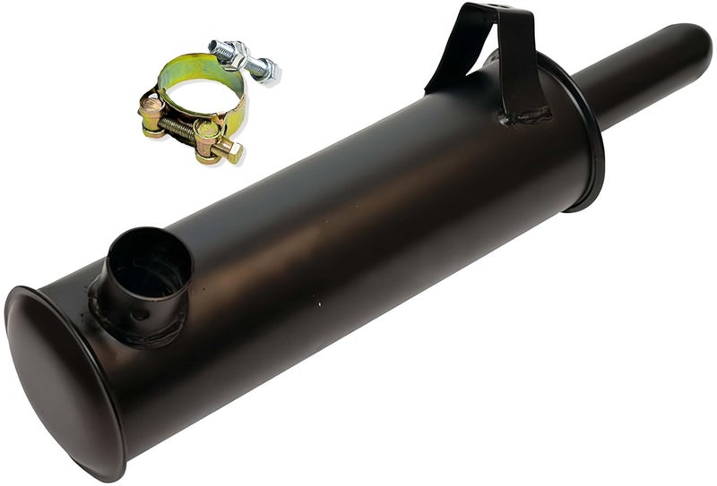 105296 Lawn Mower Engine Muffler Exhaust Compatible with Kohler K241 K301 and K321 for Cub Cadet Garden tractors 393840R91 IH393840R91 237550 237550S Inlet ID 138 Outlet ID 138