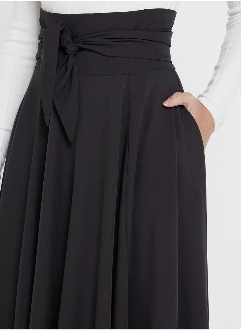 خزانة High Waist A Line Skirt