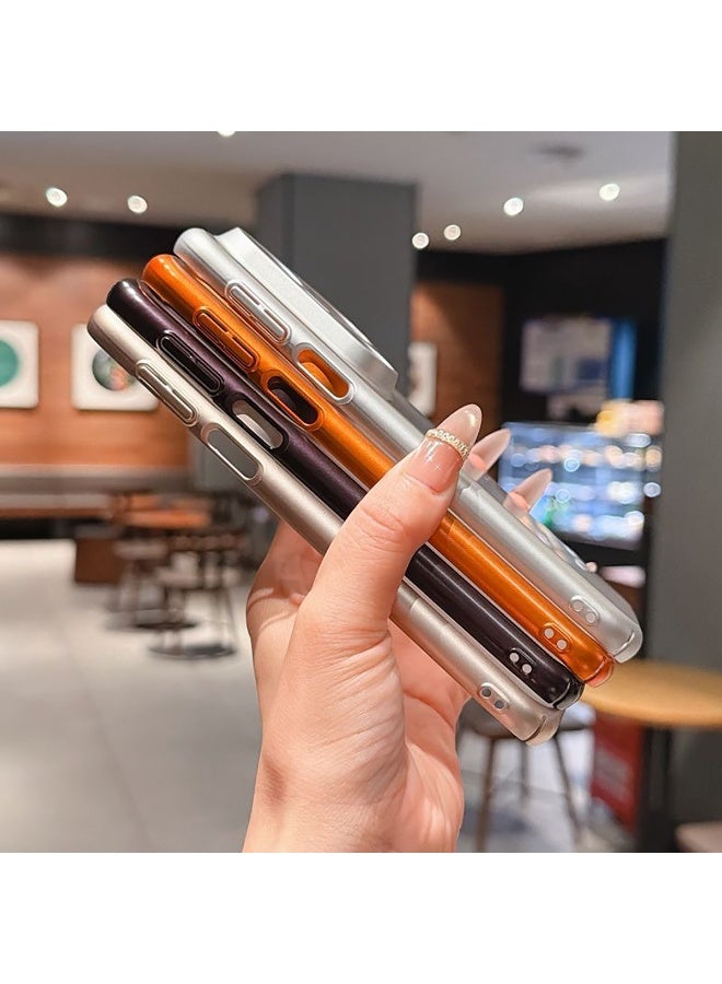 متوافق مع غطاء الظهر لهاتف Huawei Pura 90 Pro Max، ولوحة خلفية شبه شفافة بلون ضباب جليدي غير لامع، مع تصميم حواف مطلية بالكهرباء، خفيف، رقيق، وتبديد عالي للحرارة - Image 4