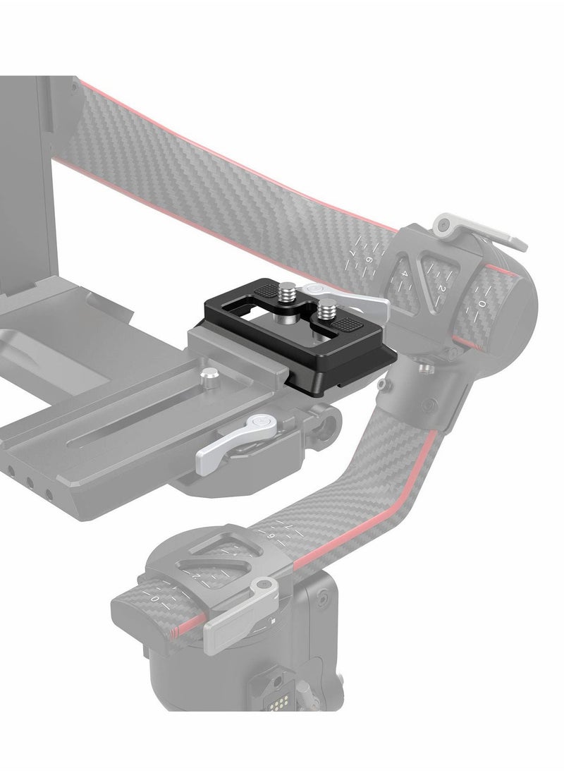 SYOSI Quick Release Plate for Arca-Type Standard Compatible with DJI RS 2 / RSC 2 / RS 3 / RS 3 Pro Gimbal - 3154  - Image 1