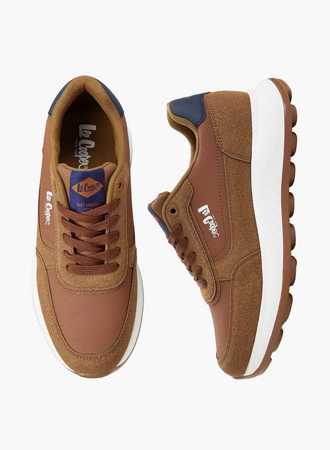 Lee Cooper TAN Men Ortholite Lace-Up Sneakers for Men | Best Price UAE