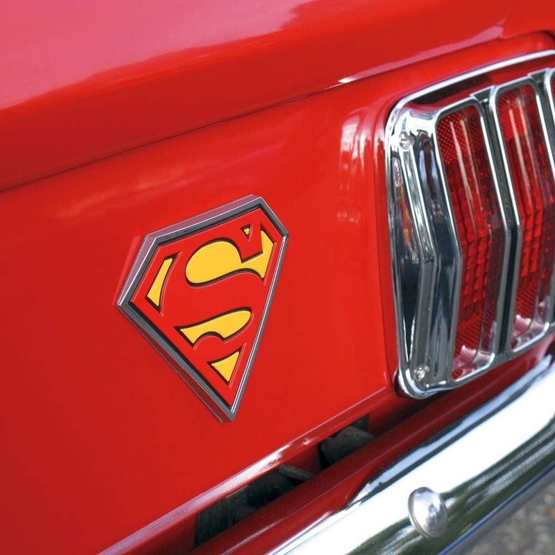 Fan Emblems Superman Logo 3D Car Emblem - Black/Red/Yellow/Chrome - Image 4