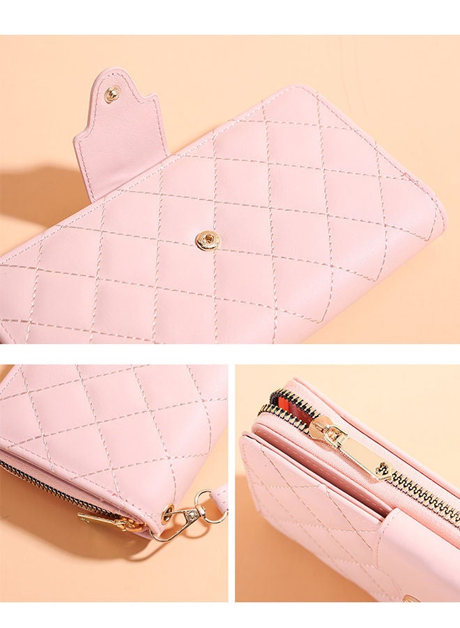 Soft PU Leather Ladies Clutch Handbag for Women Long Wallet Money and Card Holder Bag 10*3*19.5cm  - Image 4