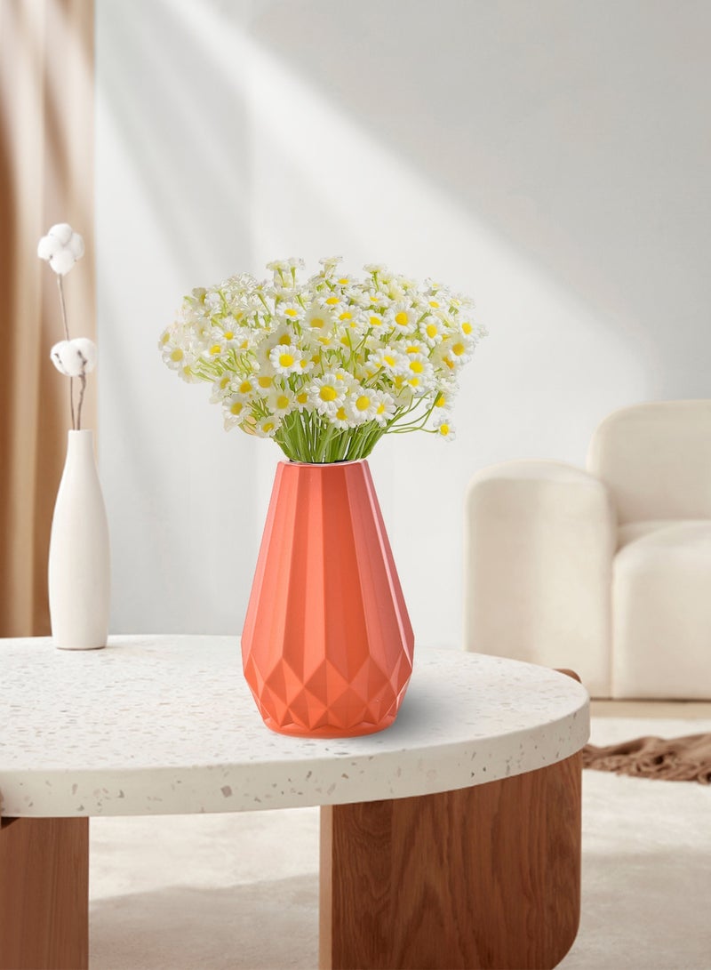 روعة 2 قطعة الزهور الاصطناعية مع الزهرات ديكور المنزل النباتات الاصطناعية الصغيرة للمكتب المكتب المنزل الحمام المطبخ غرفة النوم الفصل النباتات الزائفة - Image 4