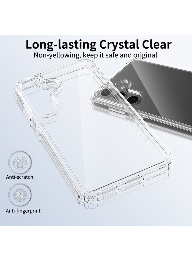 TEXEEM Samsung Galaxy S24 Case Magnetic Clear Anti-yellowing Shockproof Protective Phone Case - Image 5