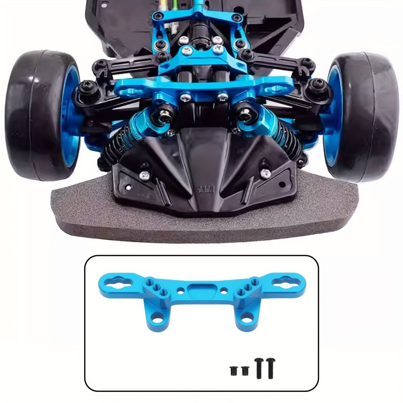 Aluminum Alloy Front Rear Shock Plates With Screws Red Upgrade Parts For 1 10 Touring Car Remote Control Car Modification - Image 4