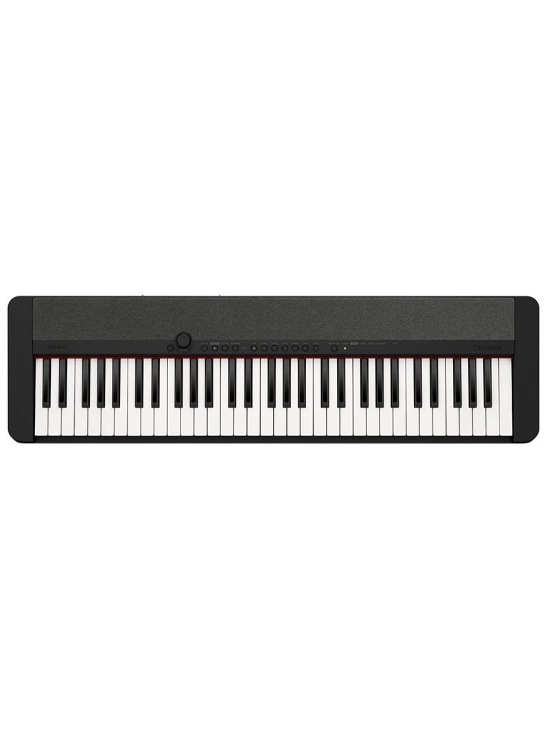 CASIO - CT-S1BK Digital Musical Keyboard, Piano Style With Power Adaptor - Image 1
