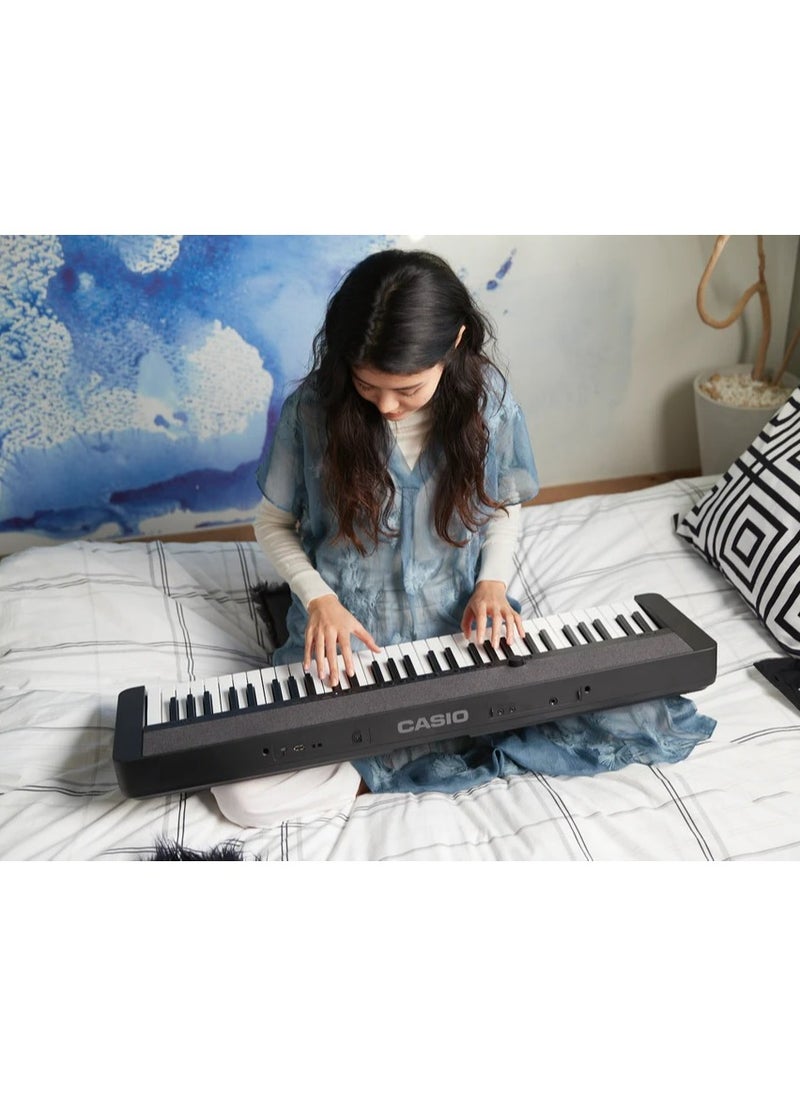 CASIO - CT-S1BK Digital Musical Keyboard, Piano Style With Power Adaptor - Image 1