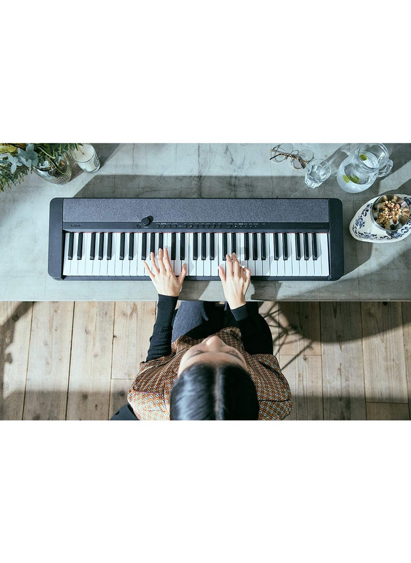 CASIO - CT-S1BK Digital Musical Keyboard, Piano Style With Power Adaptor - Image 1