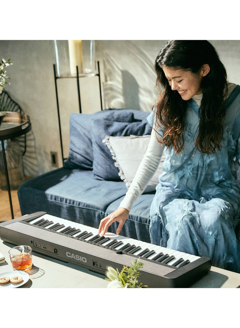 CASIO - CT-S1BK Digital Musical Keyboard, Piano Style With Power Adaptor - Image 1