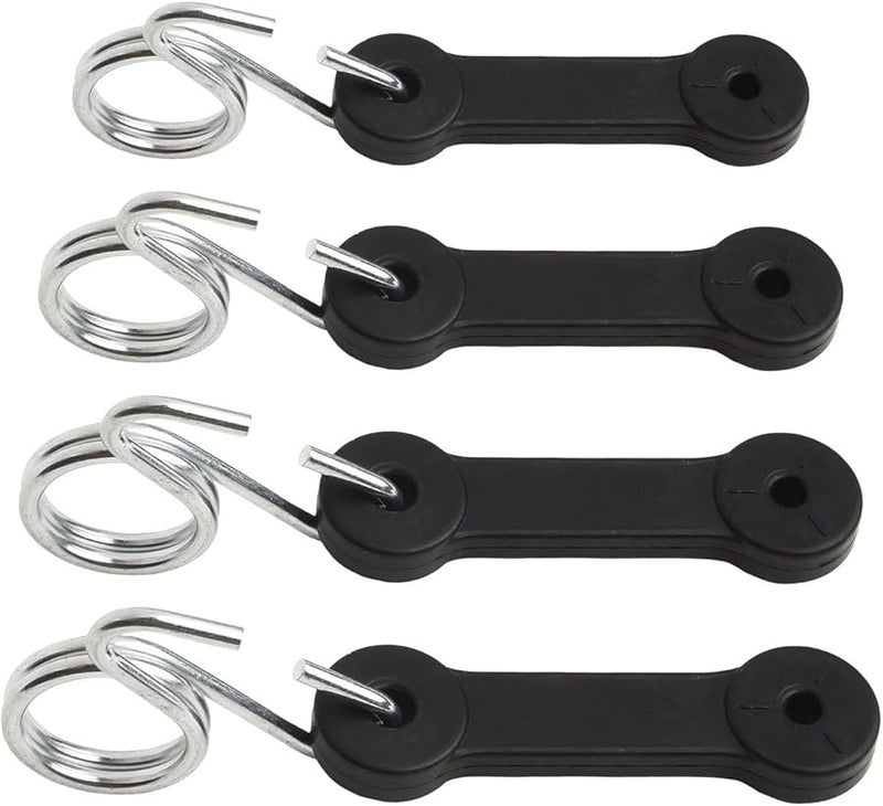 Heavy Duty Rubber Bungee Straps with Spring Wire Hooks for Riding Mower Bagger Latch - Image 1