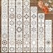 CH HAICHENG 50 PCS Mandala Painting Stencils Reusable Mandala Stencils for Painting on Wood Rocks Canvas Fabric Glass Pottery 4x4 Inch - Image 2