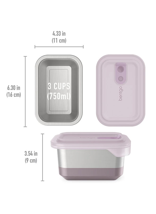 Bentgo - Baby Lunch Box Microsteel 750ml - Dusk - Image 1