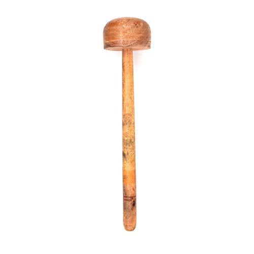 advancedestore - Wooden Smasher - Pappu Gutti - Wooden Churner - Stomper - Pounder - (1 Piece)- Wooden Hand Masher/Ravi/Pappugutthi/Paruppu Mathu (Dal/Lassi Ghotni) - Image 3