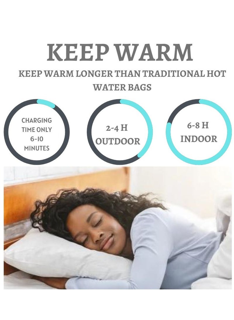 Prime by javauadan Electric Hot Water Bag for Pain Relief Heating Pad Hot Water Pillow for Neck Back Muscle Ache and Massage  - Image 3