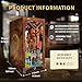 Strucwood Book Nook Kit with LED Light  3D Wooden Puzzles Book Nook for Book Shelf Decor  DIY Dollhouse Kit  Book Nook Decor with Dust Cover  Magic Book Nook  SQ05 - Image 4