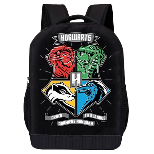 Harry Potter Backpack for School | Kids Travel Backpack School Backpack | Kids Backpack for Boys, Girls, Toddlers Unisex (Hogwarts Houses) - Image 1