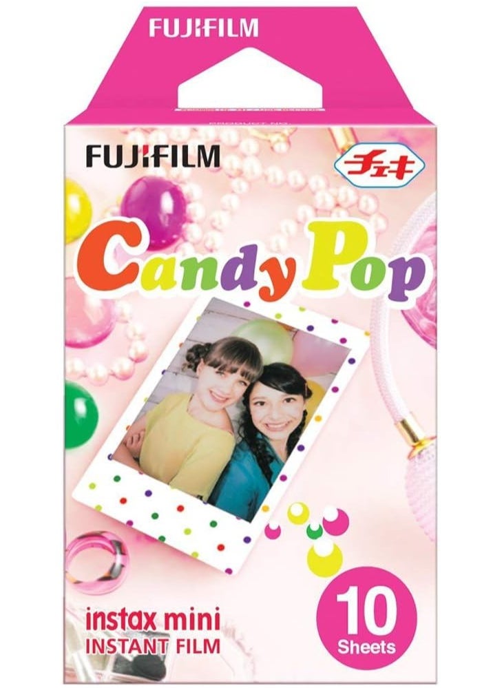 FUJIFILM - Instax Mini Candy Pop Film 10 Sheets - Image 1